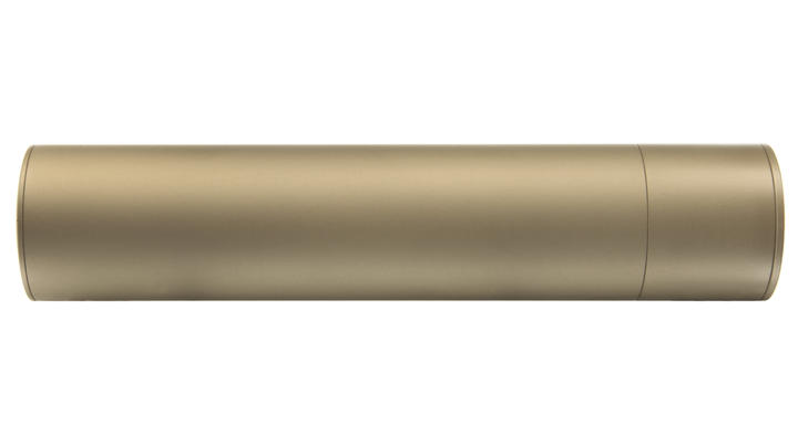 Madbull / Gemtech G5 Aluminium Silencer inkl. Flash-Hider Desert Tan 14mm - Bild 2