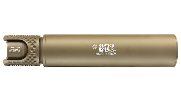 MadBull / Gemtech Halo Aluminium Silencer Desert Tan - New Version Bild 3