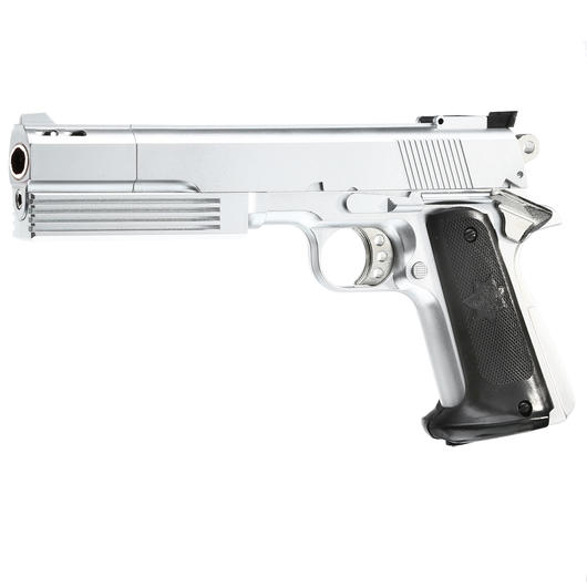 HFC M1911 Combat Commander Gas NBB Softairpistole 6mm BB silber