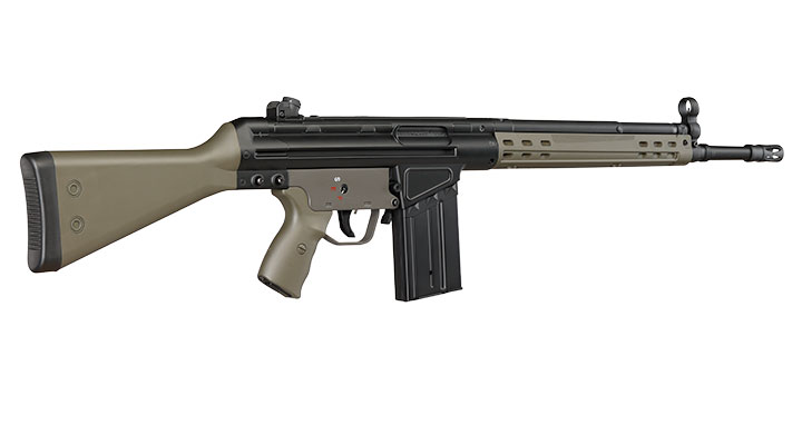 Jing Gong G3A3 Pro-Series Airsoft S-AEG 6mm BB oliv Bild 3