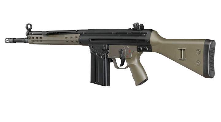 Jing Gong G3A3 Pro-Series Airsoft S-AEG 6mm BB oliv Bild 9