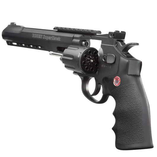 Versandrcklufer Ruger Super Hawk 8 Zoll 6mm BB CO2 Revolver schwarz Bild 3