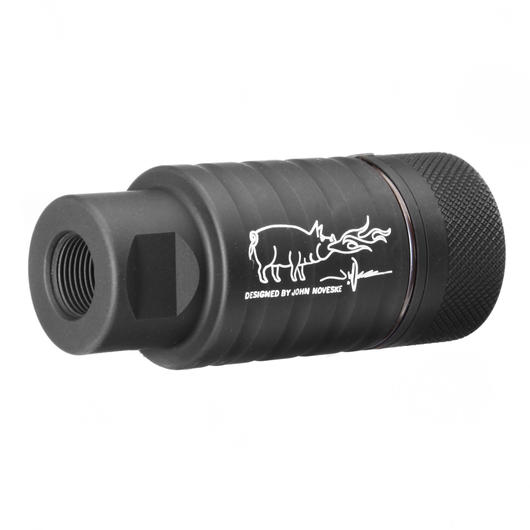 MadBull / Noveske KFH Aluminium Amplifier Flash-Hider schwarz 14mm+ Bild 1