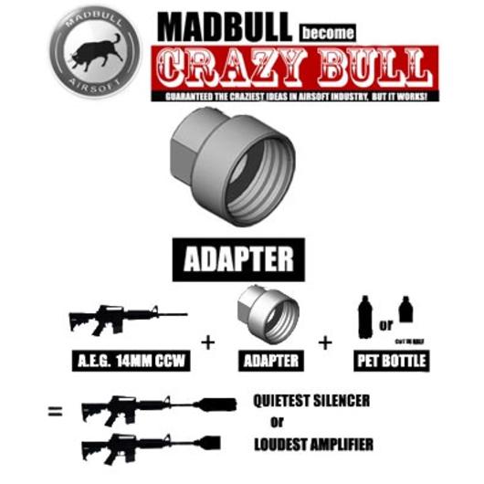 MadBull Crazy Bull Noise Maker Adapter 14mm-