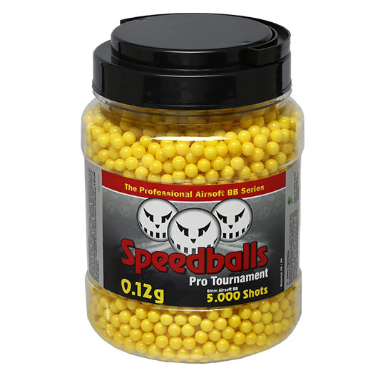 Speedballs Pro Tournament BBs 0,12g 5.000er Container Airsoftkugeln gelb