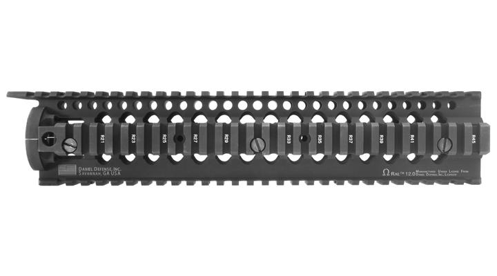 MadBull / Daniel Defense M4 / M16 Aluminium Omega Rail RAS 12.0 Zoll schwarz Bild 2