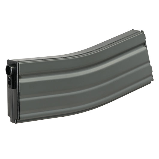 G&G M4 / M16 Stahlblech-Magazin Low-Cap 79 Schuss grau
