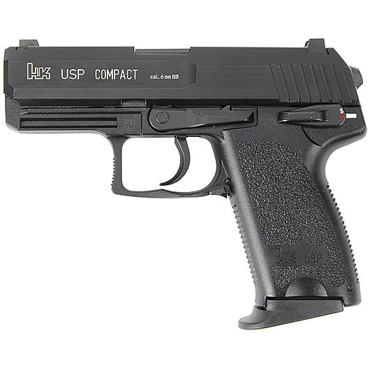 Heckler & Koch USP Compact Airsoft mit Metallschlitten NS2-System GBB 6mm BB schwarz Bild 1