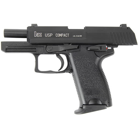 Heckler & Koch USP Compact Airsoft mit Metallschlitten NS2-System GBB 6mm BB schwarz Bild 3