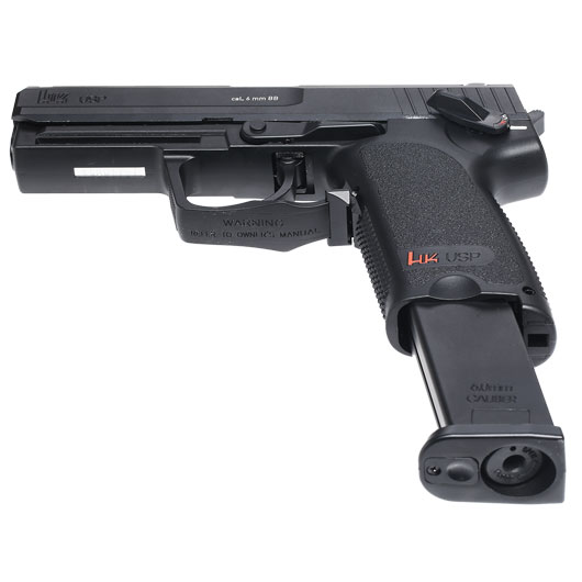 H&K USP mit Metallschlitten CO2 NBB 6mm BB schwarz Bild 4