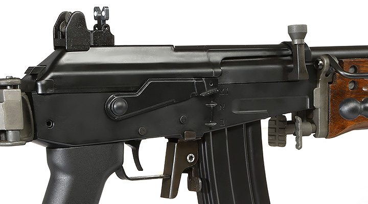 ICS TOD Galil ARM Vollmetall S-AEG 6mm BB schwarz - Echtholz Bild 9