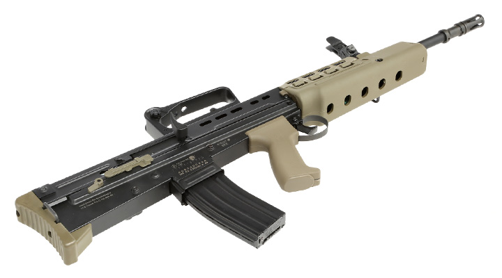 ICS L85 A2 Vollmetall S-AEG 6mm BB oliv / schwarz Bild 4