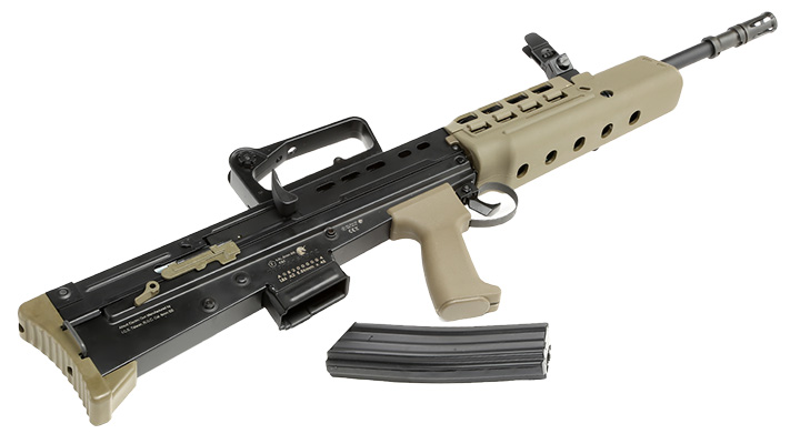 ICS L85 A2 Vollmetall S-AEG 6mm BB oliv / schwarz Bild 5