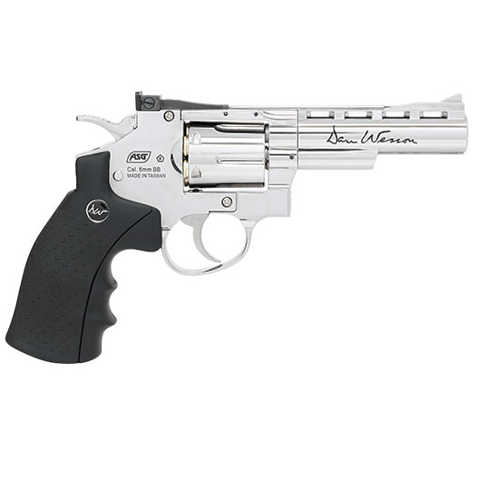 ASG Dan Wesson 4 Zoll 6mm BB CO2 Softair Revolver chrom Bild 3