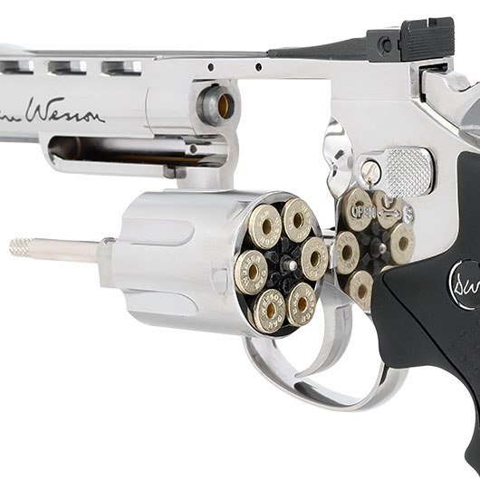 ASG Dan Wesson 4 Zoll 6mm BB CO2 Softair Revolver chrom Bild 8