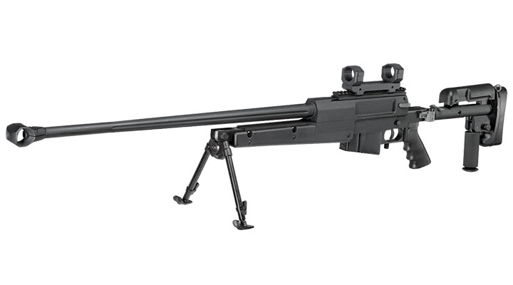 Ares Mini-HE .338 Gas-Snipergewehr Vollmetall 6mm BB schwarz