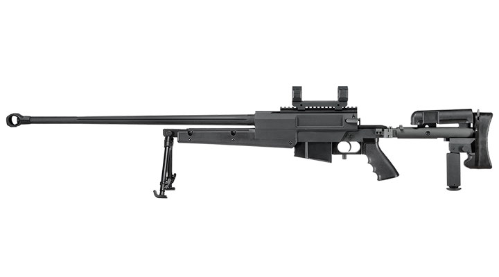 Ares Mini-HE .338 Gas-Snipergewehr Vollmetall 6mm BB schwarz Bild 1