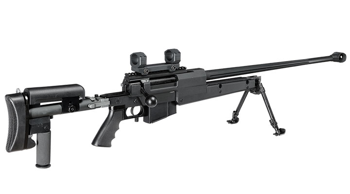 Ares Mini-HE .338 Gas-Snipergewehr Vollmetall 6mm BB schwarz Bild 3