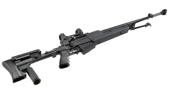 Ares Mini-HE .338 Gas-Snipergewehr Vollmetall 6mm BB schwarz Bild 5