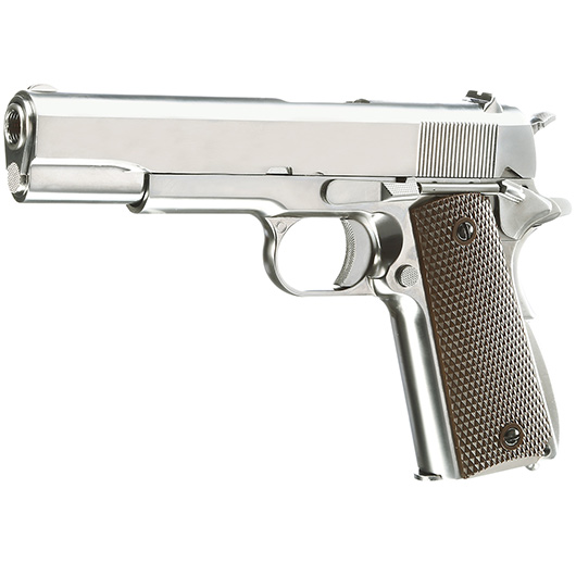 Wei-ETech M1911 Vollmetall GBB 6mm BB Chrome-Finish Edition