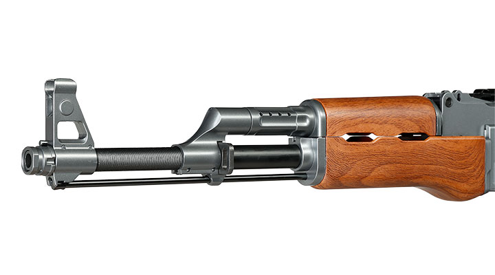 Cyma AK47-S Folding Stock Sport Series Airsoftgewehr S-AEG 6mm BB Holzoptik Bild 7