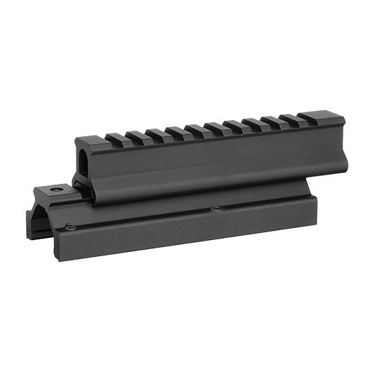 ICS 21mm Tactical Low / High Profile Mount f. MP5 / G3 Gewehre schwarz