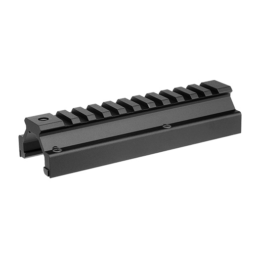 ICS 21mm Tactical CNC Low Profile Mount f. MP5 / G3 Gewehre schwarz