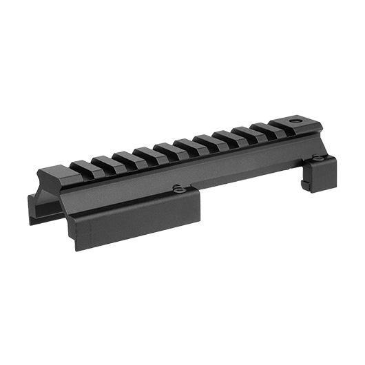 ICS 21mm Tactical CNC Low Profile Mount f. MP5 / G3 Gewehre schwarz Bild 1