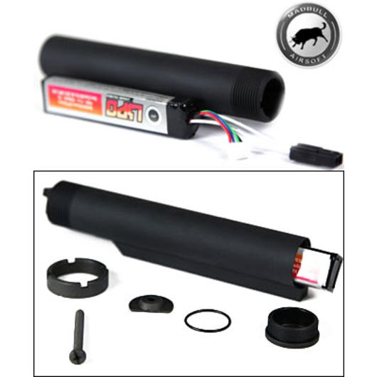 MadBull M4 LiPo Ready T6 Aluminium Stock-Tube (7 Positionen)