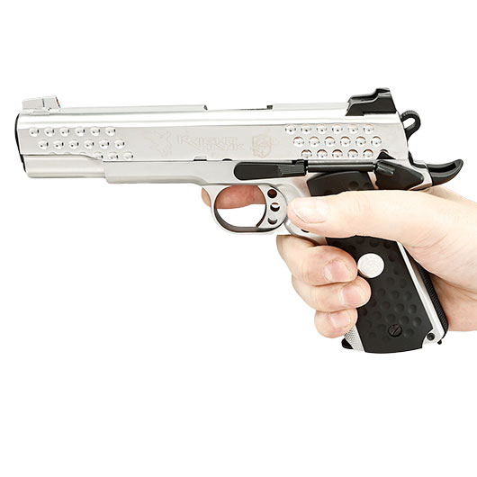 Wei-ETech KAC Knighthawk Vollmetall GBB chrome Bild 3