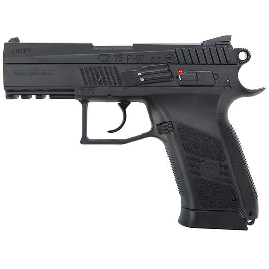 ASG CZ 75 P-07 m. Metallschlitten CO2 NBB 6mm BB schwarz Bild 1