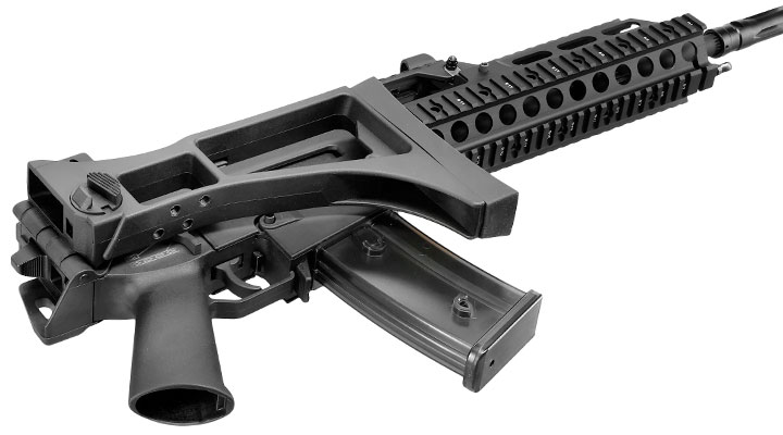 Wei-ETech Mod. 39K RAS Open-Bolt Gas-Blow-Back Softair 6mm BB schwarz Bild 4