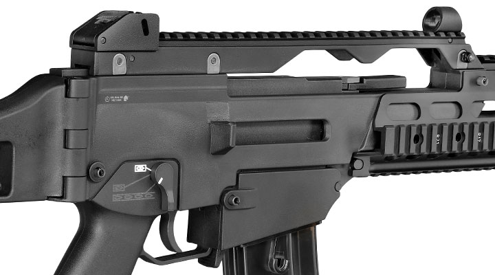 Wei-ETech Mod. 39K RAS Open-Bolt Gas-Blow-Back Softair 6mm BB schwarz Bild 8