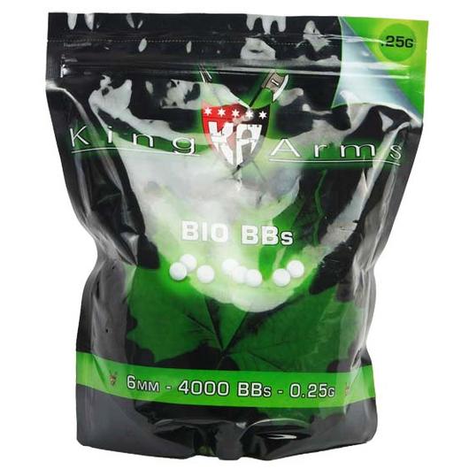 King Arms BIO Platinium Series BBs 0,25g 4.000er Beutel oliv