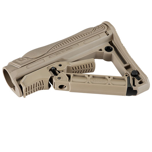 G&G GOS-V1 Ausziehschaft Tan (f. M4 Stock Tube) Bild 4