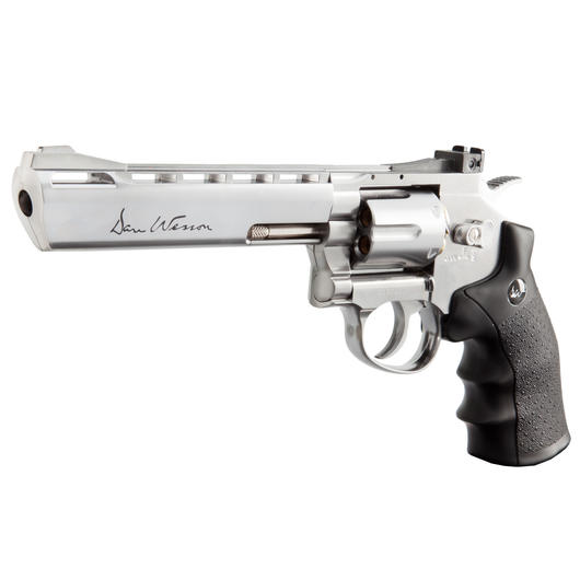 Versandrcklufer ASG Dan Wesson 6 Zoll 6mm BB CO2 Revolver chrom