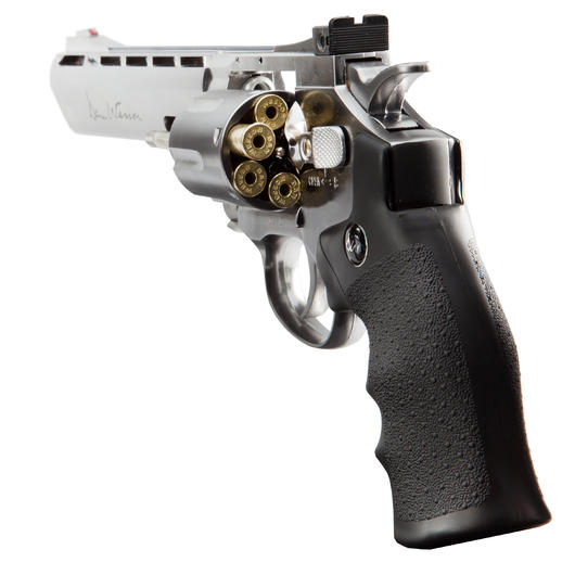 Versandrcklufer ASG Dan Wesson 6 Zoll 6mm BB CO2 Revolver chrom Bild 3