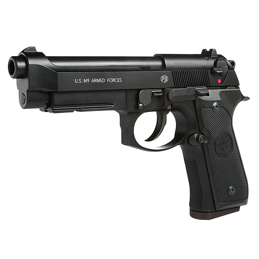 KWA Beretta US M9A1 Softair Vollmetall GBB 6mm BB schwarz