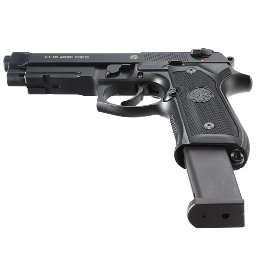 KWA Beretta US M9A1 Softair Vollmetall GBB 6mm BB schwarz Bild 5