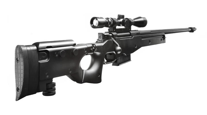 Well W96G Gas-Bolt-Action Snipergewehr 6mm BB schwarz - B-WARE Bild 3