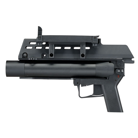 S&T AG36 40mm Granatwerfer f. G36 / G36K Airsoftgewehre schwarz Bild 2