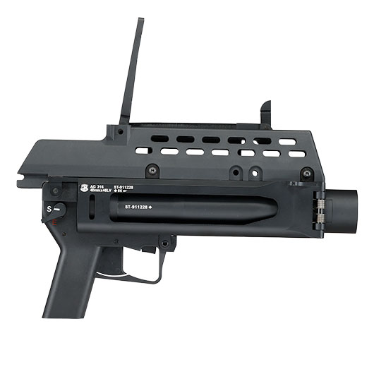 S&T AG36 40mm Granatwerfer f. G36 / G36K Airsoftgewehre schwarz Bild 3