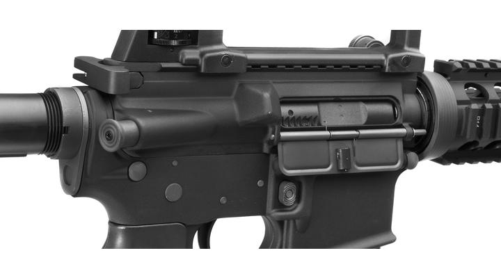 Socom Gear M4 CQB RIS Vollmetall AWSS Open-Bolt Gas-Blow-Back 6mm BB schwarz Bild 6