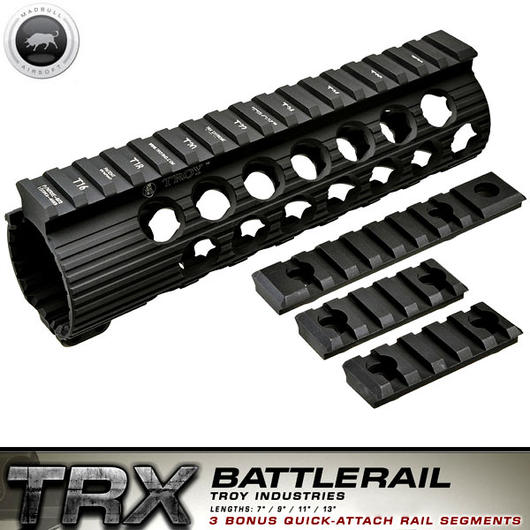 MadBull / Troy M4 TRX Extreme Battlerail 7 Zoll schwarz