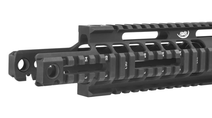 MadBull / SWS M4 Aluminium Free Float Handguard E115FSCO 9.28 Zoll schwarz Bild 3