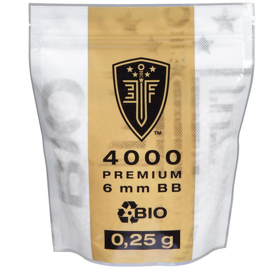 Elite Force Premium Bio BBs 0,25g 4.000er Beutel weiß