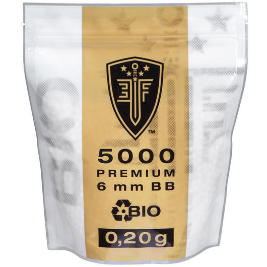 Elite Force Premium Bio BBs 0,20g 5.000er Beutel wei