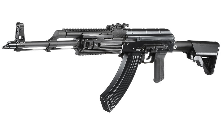 Wei-ETech AK-74 PMC Vollmetall AWSS Open-Bolt Gas-Blow-Back 6mm BB schwarz