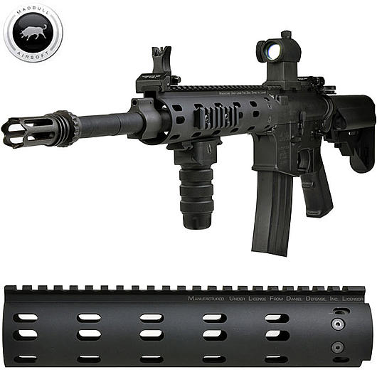 MadBull / Daniel Defense M4 Aluminium CNC MFR RAS-System 9 Zoll schwarz Bild 1