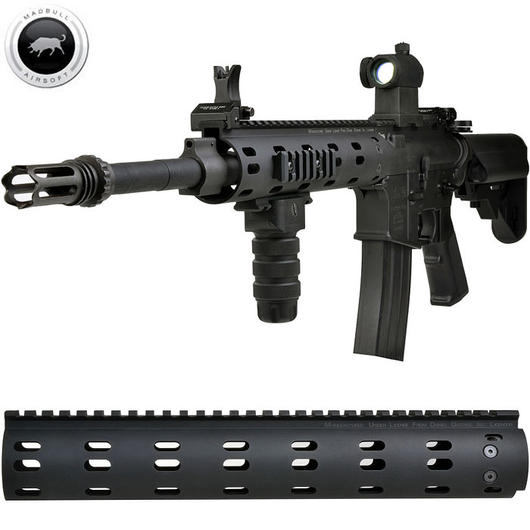 MadBull / Daniel Defense M4 Aluminium CNC MFR RAS-System 12 Zoll schwarz Bild 1